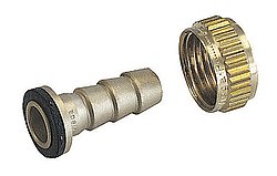 Schlauchverschraubung 1/2"IG - 3/8" Gewinde