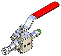 Ball valve M16x1