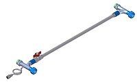 Manuell einstellbarer Bypass M30x1,5 mit Manometer-Anschluss Manuell einstellbarer Bypass M30x1,5 mit Manometer-Anschluss