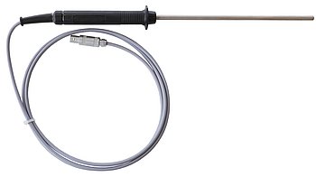 Temperature sensor PT100, closed, Ø 6 mm, 200 mm