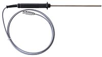 Temperature sensor PT100, closed, Ø 6 mm, 200 mm