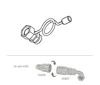 Connection for pressure relief device