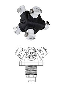 4-fach Verteiler CPC 8 mm 4-fach Verteiler CPC 8 mm